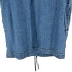 Madewell  Denim Artiste 3/4 Sleeve Tasseled Tunic Top Miki Dress Pockets size XS Photo 3