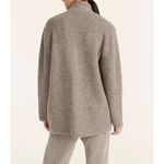 NWT J.Crew Cocoon Sweater Blazer Wool Merino Alpaca in Light Gray, Size XS Gray Photo 9