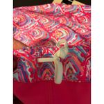 Vineyard Vines  Women's XL Pink Blue Orange Print Skort with Zipper Pocket Photo 6