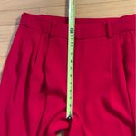 ZARA  Wide leg pleated Red pants size XL Photo 4
