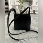 Kara  Black Leather Mini Crossbody Bag‎ Handbag Photo 5