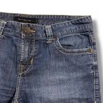 Calvin Klein Jeans Womens Denim Blue Jean Bermuda Shorts Dark Wash Rolled Cuffs Photo 2