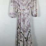 Young Fabulous and Broke Jillian Mauve Harvest Tie Dye Wrap Maxi Dress Medium Photo 13