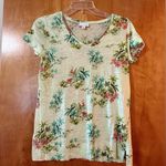 J. Jill Love Linen Short Sleeve Tee T Photo 0