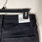 Forever 21 NWT Black Sleek High Rise Skinny Jeans Size 30 Photo 9