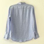 J.Crew  Garcon classic shirt in Baird McNutt Irish linen French Blue Size 00 Photo 8