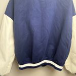 Boohoo  Oversized‎ Colorblock Varsity Bomber Jacket Photo 7