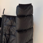 Aritzia Cozy Teddy Fuzzy Puffer Jacket Fleece Sherpa Fall Winter Hooded Coat XS Black Photo 4