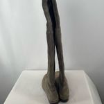 Stuart Weitzman Lowland Suede Over-the-Knee Boots in Taupe Size 7.5 Photo 13