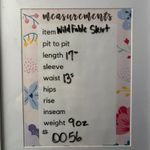 Wild Fable White Jersey Knit Drawstring Mini Short Casual Skirt Woman's Small Photo 9