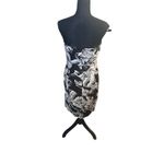 Banana Republic  Black Floral Strapless Dress – Elegant & Effortless Photo 5