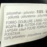 ZARA Faux Leather Pleated Crossbody Bag Black with Canvas Strap Black Photo 9