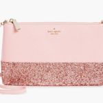 Kate Spade New York Flash Pink Crossbody Sparkled Glitter Leather Bag Chic NWT Photo 10