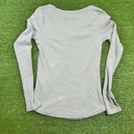 Abercrombie & Fitch (2) Y2K Retro Long Sleeve Henley Womens SM Soft Cotton Stretch Casual Preppy Photo 7