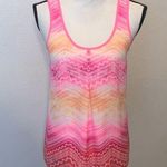 Candie's Candie’s neon pink orange bow Beck Sleeveless Tank Top Photo 0