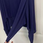 Umgee Navy Blue Embroidered Tank Top Photo 2