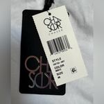 Chaser  White Sleeveless Tank Top‎ with Lattice Back Size Medium NWT Photo 3