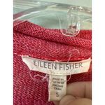 Eileen Fisher 100% Linen Open Front Cardigan Coral Size S Photo 2