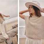 Free People BEACH Freya Ribbed Knit Sweater Top in Cashmere Lilac Photo 8