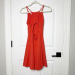Susana Monaco  Back Cut Out Dress Neon‎ Flame Size S Photo 4