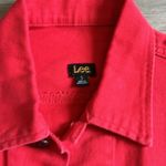 Lee  vintage modern rider jacket in red Photo 3