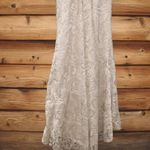 Mac Duggal NWT 11187 Gold Embroidered Lace Applique Shoulder Detail Trumpet Gown Photo 10