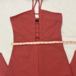 Love Chesley Elegant Dark Coral Pants Jumpsuit womans size medium Photo 4