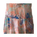 Ralph Lauren Lauren  Pastel Watercolor Drop-Waist Ruffle Dress Large Photo 4