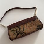 Liz Claiborne Brown Croc-Embossed Shoulder Bag with Chain Detail EUC Photo 2