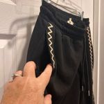 Solitaire Anthropologie  Black‎ Floral Embroidered Hoodie Jogger Set Size Large Photo 7