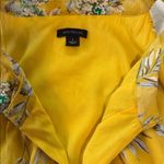 Ann Taylor  Yellow Floral Print Sleeveless Midi Dress Photo 9
