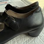 ECCO Women's Leather Buckle Strap Maryjane Flats Black Size 39 Photo 8