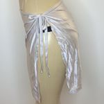 Lago Mar Size Small Silver Side Tie Skirt. Vintage Preloved. Made In USA. Photo 1