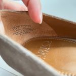 Franco Sarto  Women's Aziza Pump Size 7M Taupe‎ Tan Suede Block Heel Shoe … Photo 7