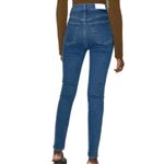 RE/DONE  90s Ultra High Rise Skinny Jeans in 70s Blue Wash Size 26 Photo 1