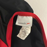 Speedo Solid Piped Thin Strap One Piece Swimsuit Photo 3