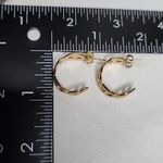 Gold Mariners Chain Link Open Hoop Earrings New Photo 6