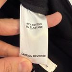 Billy Reid  Women's Sz 6 Black Cotton Twill Wide Leg Pants Minimalist Capsule Photo 8