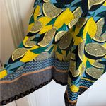 Ann Taylor  Factory lemon print top size large Photo 6