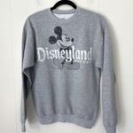 Hanes Disneyland Resort Crewneck Sweatshirt Mickey Mouse Grey Women’s Size S Photo 0