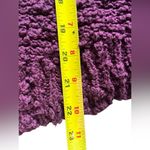 Free People  Chunky Knit Eggplant Sweater Size XS Photo 7