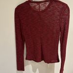 Free People Intimately  maroon sweater NWOT Photo 2