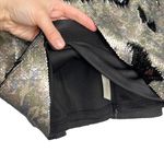 Free People NWT  Skinny Camo Reversible Sequin Lined Mini Skirt Photo 8