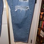 Levi's Levi’s High Waisted Mom Blue Distressed Denim Jeans Size 18W Photo 4