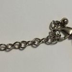 Chico's  "Nydia" Necklace multistrand faux brown leather w/ light gold pieces Photo 2