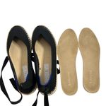 Rothy’s Espadrille Flats Women’s Size 10 Black Woven Lace Photo 10