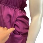 Adrianna Papell Purple ADRIANA PAPELL Sleeveless Mini Ruffle Dress Photo 4