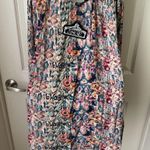 Angie  Small NWT Boho Multicolor Print Cold Shoulder Kantha Artsy Dress R… Photo 6