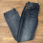 Wrangler  Women’s Bootcut Jeans Size 15/16 x 34 Dark Wash Relaxed Denim Pants Photo 0