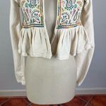 Anthropologie Lilka Valley Embroidered Crop Cardigan Photo 4